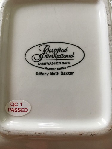 Mary Beth Baxter Christmas Twilight Snowman 4 Section Relish Candy Serving Tray - Picture 8 of 12