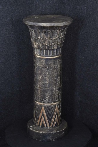 Ägyptische Säule Säulen Pharao Ägypten Figur Skulptur Statue Dekoration Deko Neu