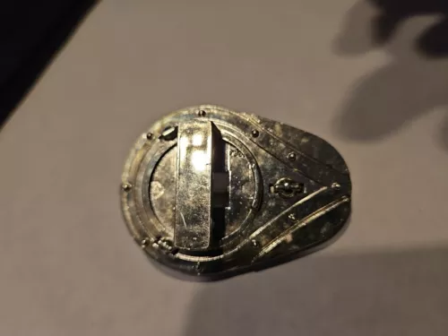 Vintage 1985 Thunder Punch He-Man Chrome Shield MOTU Weapon Part Accessory 37d2