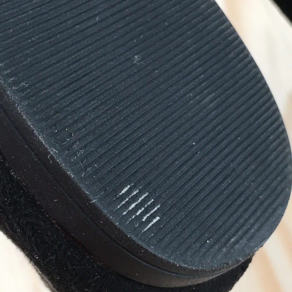 Ollio Ballet Plano Para Mujer 6.5 Negro Punta Punta Sin Cordones Informal Cómodo Imitación Gamuza Foto 4 de 4