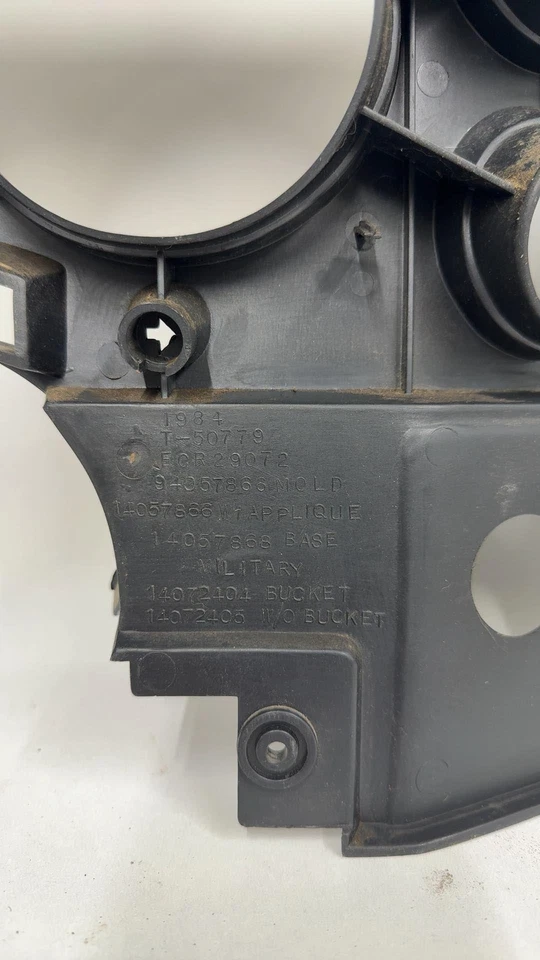 Chevrolet Pickup 1985 10 cuadro de instrumentos bisel 94057866 Foto 3 de 4