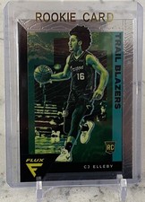 CJ Elleby 2020-21 Panini Flux Basketball Rookie RC Card #244 - Trail Blazers
