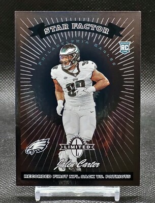 2023 Panini Limited Star Factor Limited Exposure Rookie Jalen Carter #54 RC