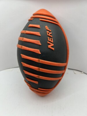Nerf Sports Weather Blitz Football - Orange / Black - #E1293 - 2017 Hasbro