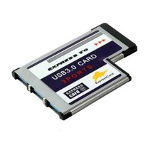 Laptop 54mm Express Card ExpressCard to 3 Port USB 3.0 Adapter Superspeed 5Gbps