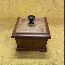 All wood box pet urn cedar size 6  x6  x6  