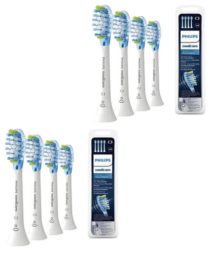 4x Philips Sonicare C3 Weiß Premium Plaque Pflege Bürstenköpfe Schallzahnbürste - Bild 11 von 17