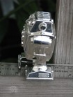 TPS TOPLAY ~ 1970s CHROME ROBOT Plastic 3½ Wind Up Toy ~ RARE ~ SHIPS FREE — photo 2