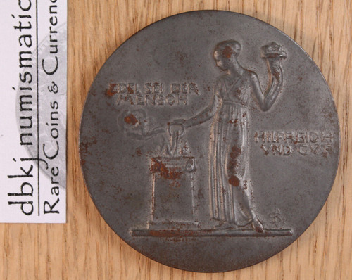 1914-1918 Germany Berlin Wartime Aid Medal - Tin - 60 mm