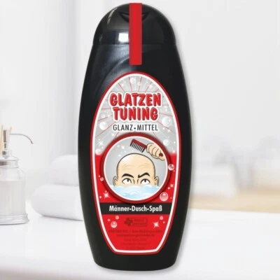 AV ANDREA VERLAG Glatzentuning Spaß Duschgel Geschenk für Männer Humorapotheke Scherzartikel