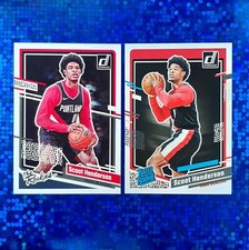2023 Donruss Scoot Henderson The Rookies Red Back #2 SP & Rated Rookie #250