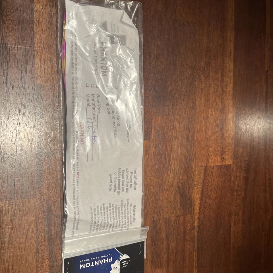 Juego de cuerdas Bowtech Carbon Rose Phantom personalizadas color magenta dorado Foto 3 de 4