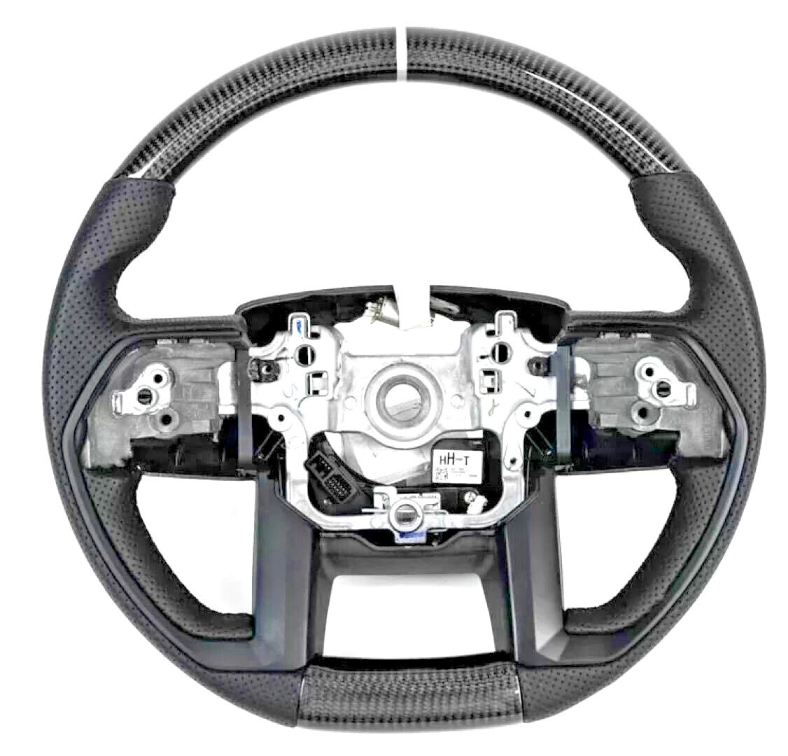 2022-24   Toyota  Tundra Ferrari Style Real Carbon Fiber Racing Steering Wheel