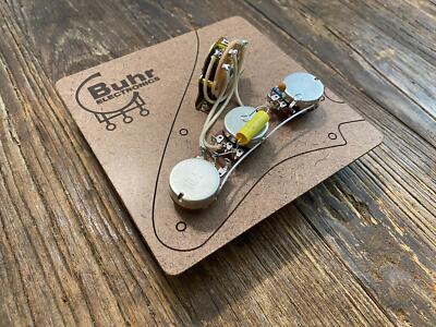Buhr Electronics | Standard 5-Way Stratocaster Wiring Kit | Bourns, Oak-Grigsby