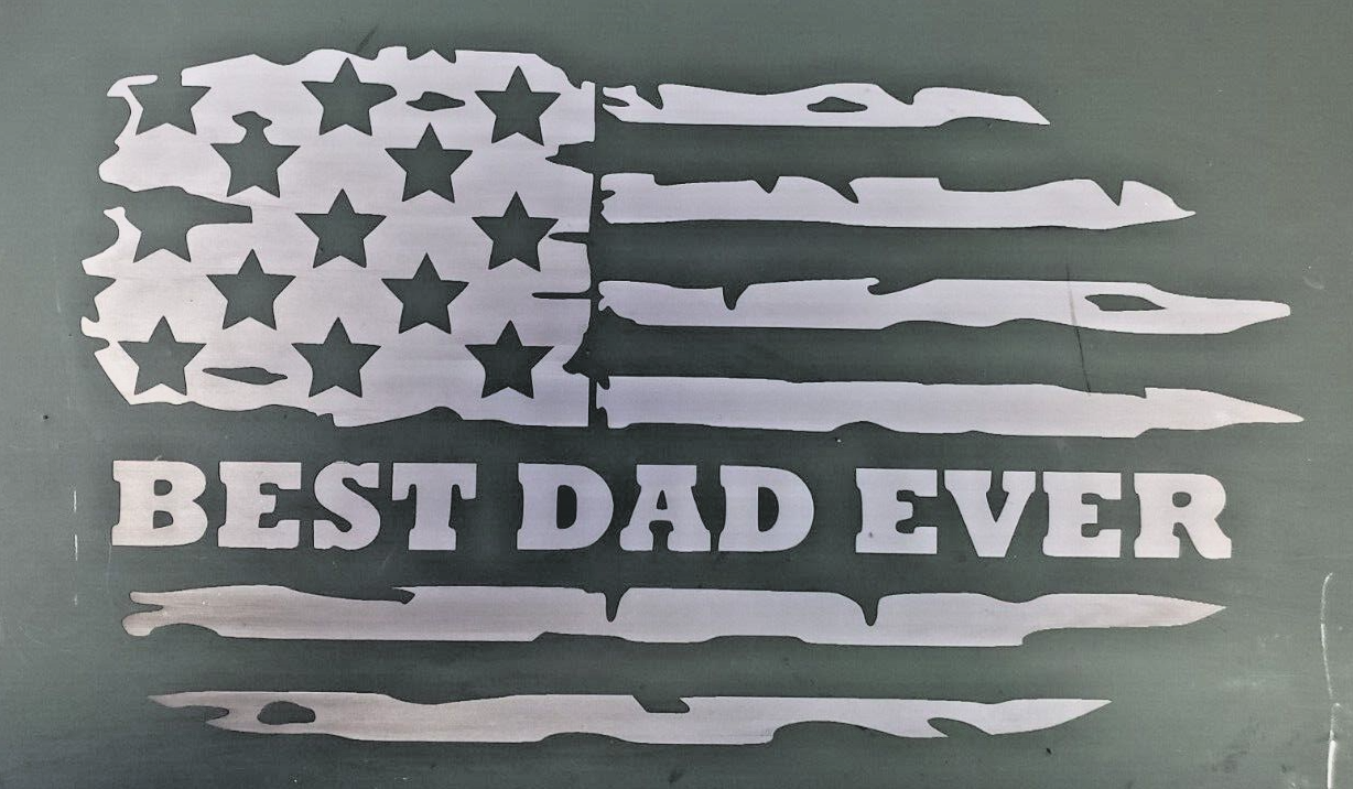 Laser Engraved 30 Cal Ammo Can / Best Dad Ever