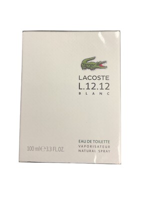 Lacoste L.12.12 Blanc by Lacoste cologne for men EDT 3.3 / 3.4 oz New in Box