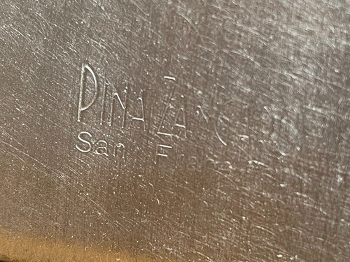 Bloc-notes en acier brossé lourd Pina Zangaro | Rare journal d'intégrité | WOW ! - Photo 8 sur 10