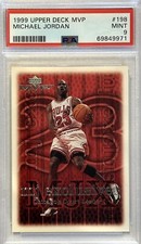 1999 MICHAEL JORDAN PSA 9 CHICAGO BULLS BASKETBALL CARD UPPER DECK MVP MINT GRD