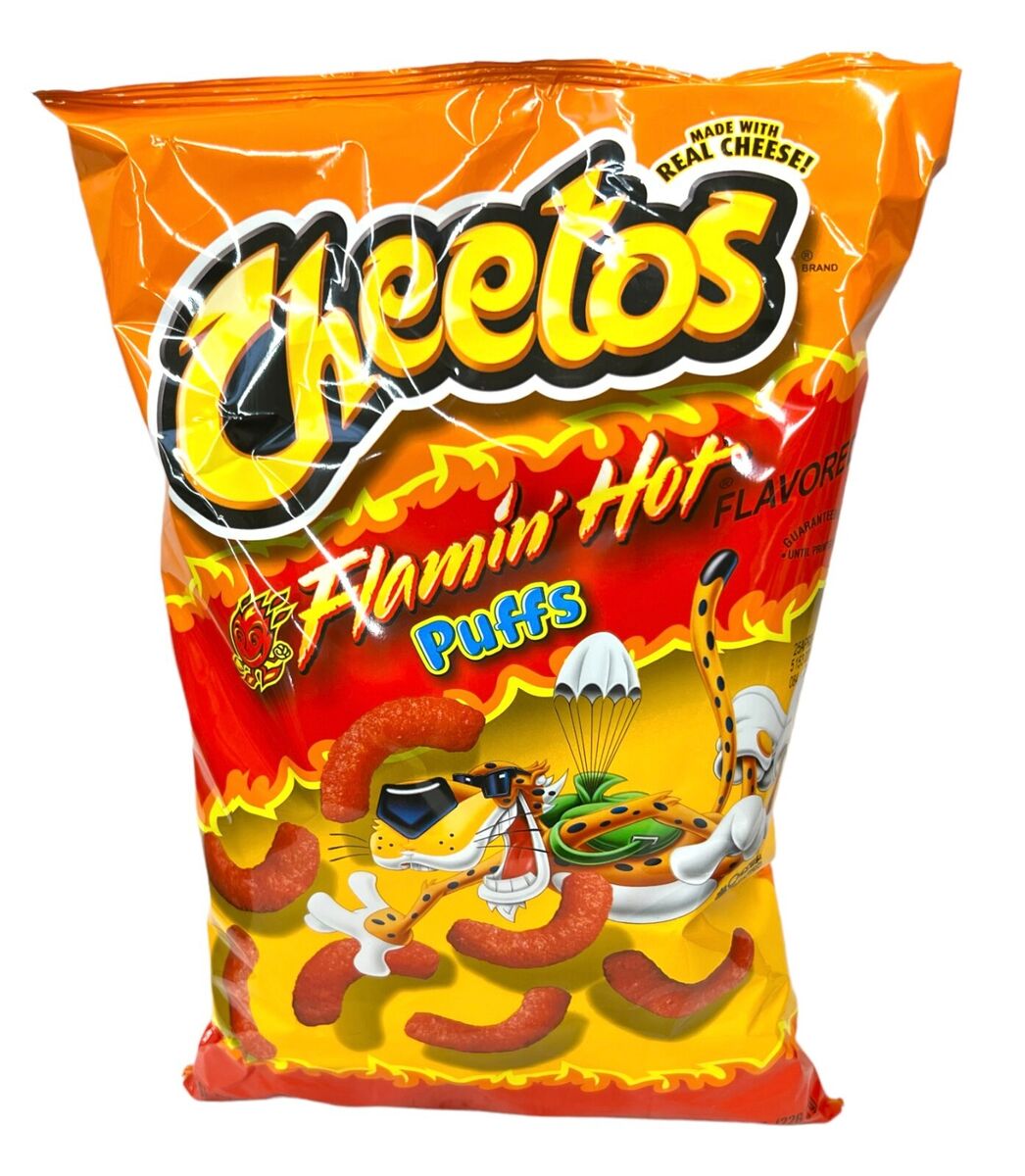  Cheetos Flamin' Hot Puffs Cheese, 8 Oz