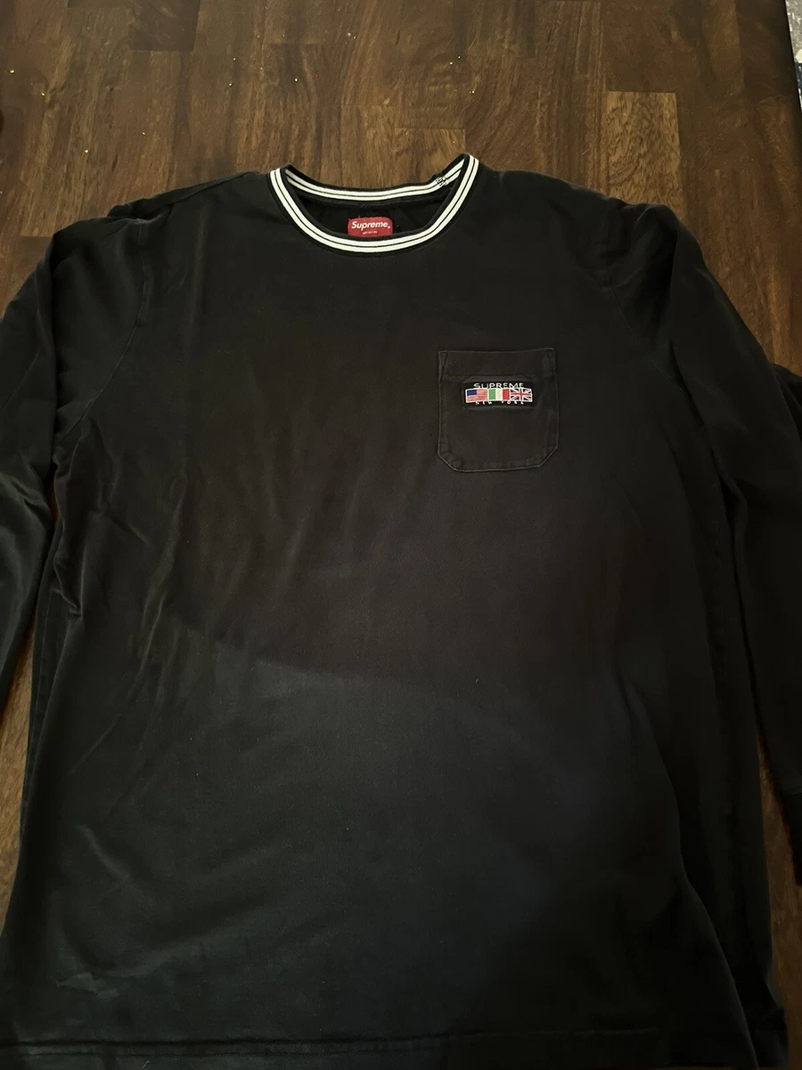 Supreme flag hotsell long sleeve
