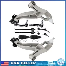 10pc Front Lower Control Arm Sway Bar Tie Rod For 2003-2005 Ford Crown Victoria