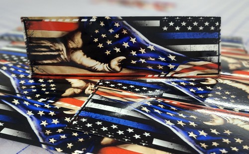 Usa Proud Usa 8.75" x 2.5" in Full Color Print 3M Film -LAMINATED - Picture 3 of 4