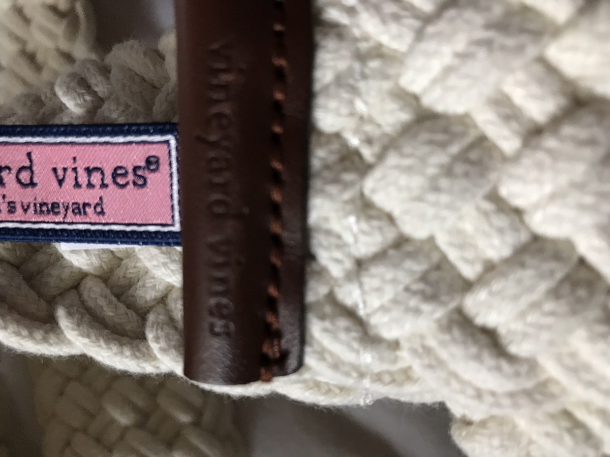 NWT Vineyard Vines Braided Ivory Belt Vineyard Vines Men main image 3