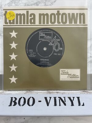 The Commodores - Superman - Original UK 7'' Vinyl Issue - TMG 935 EX / M CON