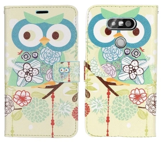 Teléfono Celular de Cuero Cartera casos para LG G5