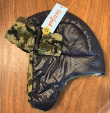 Boys' Faux Fur Trapper Hat - Cat  Jack  Camouflage- One Size