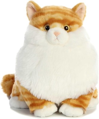 Aurora Fat Cats Stuffed Animal Butterball Tabby 9.5''