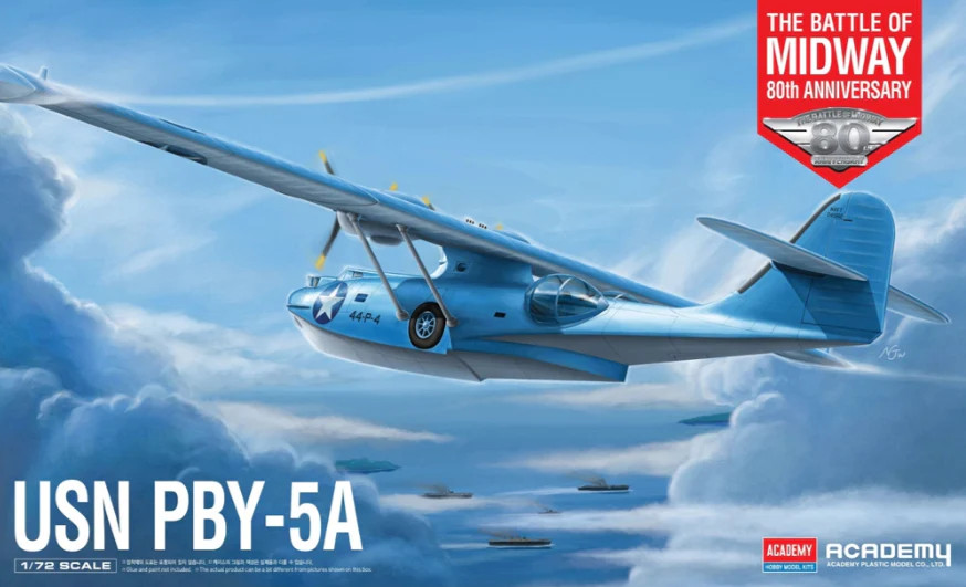 Academy PKAY12573 USN PBY-5A ""Battle of Midway"" Model Kit
