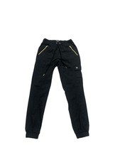 Jaanuu Scrub Pants Womens Sz XS Black Jogger Stretch Cargo Pocket Drawstring