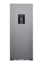 6.5 Cu Ft One Door Refrigerator Freezer W/ Water Dispenser Stainless Steel Look