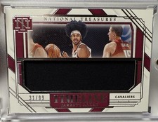 2020-21 National Treasures - Timeline Materials Jarrett Allen #TMA-JAL /99 (MEM)