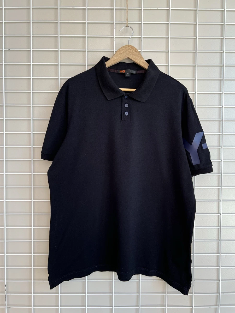 トップス Yohji Yamamoto POUR HOMME polo shirt 3 Sell Adidas by Y-3 Yohji Yamamoto Polo Shirt - Black | HuntStreet.com