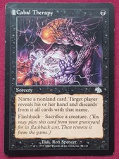 Magic The Gathering JUDGMENT CABAL THERAPY black card MTG