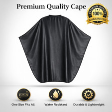 Chemical Hair Stylist Cape Waterproof Adjustable Snap Cover All Purpose