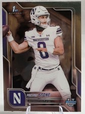 2025 Bowman University Chrome Preston Stone #198 Football Northwestern Wildcats