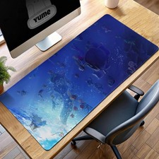 Water Pokemon Gaming Mouse Pad, Ocean Pokemon Desk Mat, Lapras Blastoise Gift