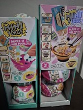 MGA's Mini Verse Make It Mini Food Cafe Series 1,3 Diner Series 1,2 Lot Of 12