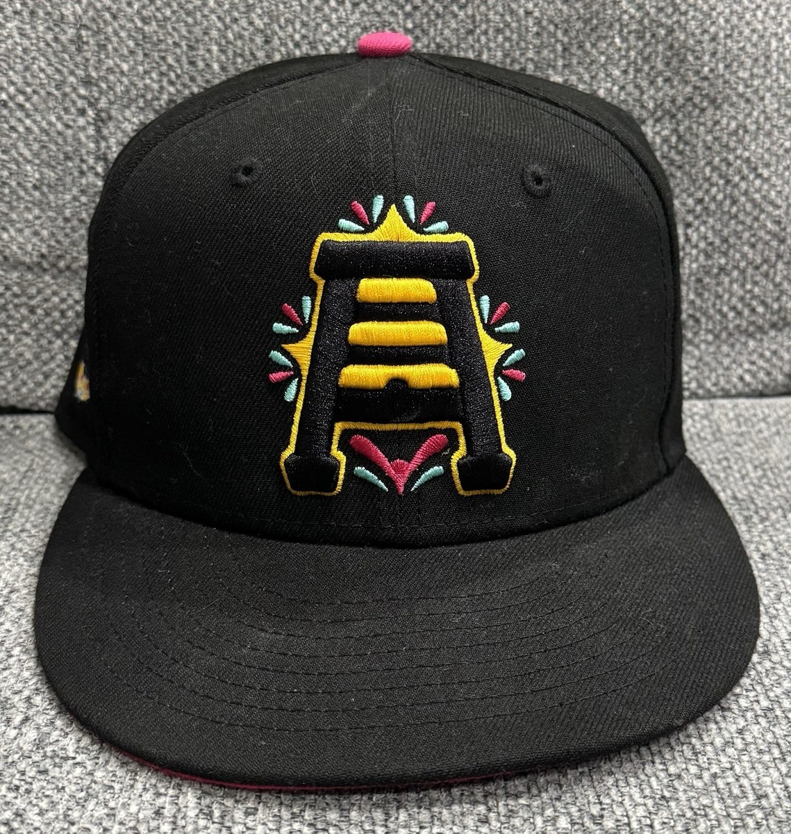 Salt Lake Bees Las Abejas New Era Black Fitted Hat | eBay