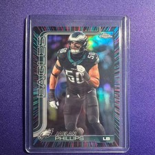 🍣 2025 TOPPS CHROME FOOTBALL NEON PULSE REFACTOR JAELAN PHILLIPS #192