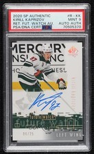 2020-21 SP Authentic 6/25 Kirill Kaprizov #R-KK PSA 9 MINT Auto 0v33