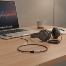 Durable USB to 3.5mm Jack Adapter - Plug Play Sound Card for TRRS Headsets