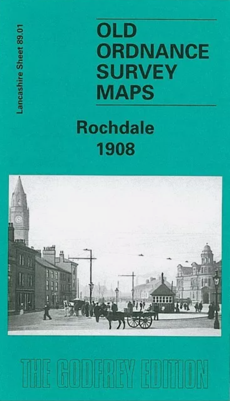 MAP OF Rochdale 1908 Lancashire Sheet 89.01 NEW 9781841513843