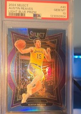 2024-25 Panini Select - Concourse Austin Reaves #40 Light Blue Prizm /299