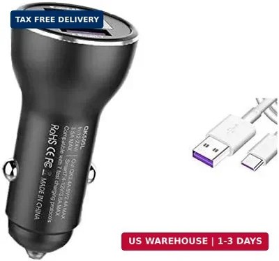 for Huawei Supercharge Car Charger, 9V/2A Car Charger Adapter Quick Fast Charger