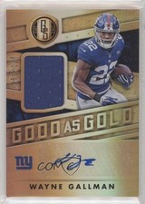 2018 Panini Gold Standard Good as Gold 51/125 Wayne Gallman #GO-WG Auto s3g