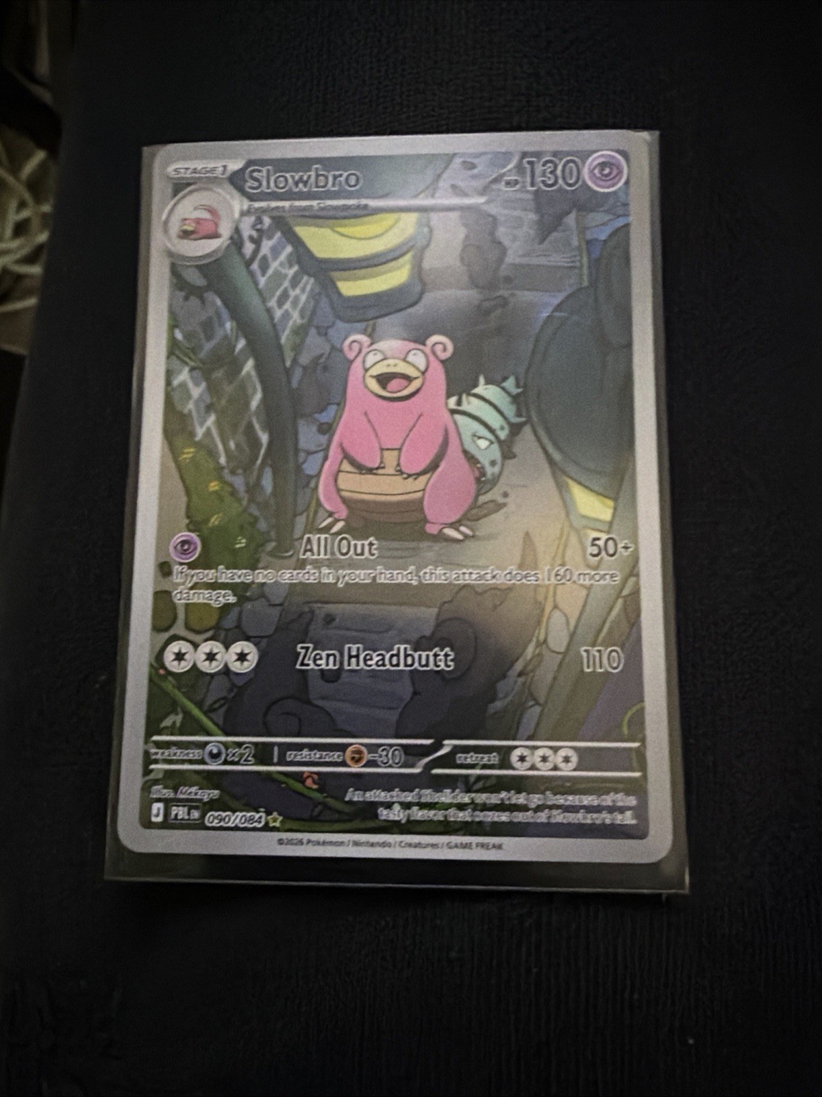 Slowbro 90/84 Illustration Rare Pitch Black. Pk004168